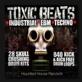 Toxic Beats sample library featuring drum loop and drum hits aimed at industrial, EBM and Techno